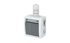 ATLAS IP65 Spínač sériový č.5 s vývodkou M20, na povrch, šedý