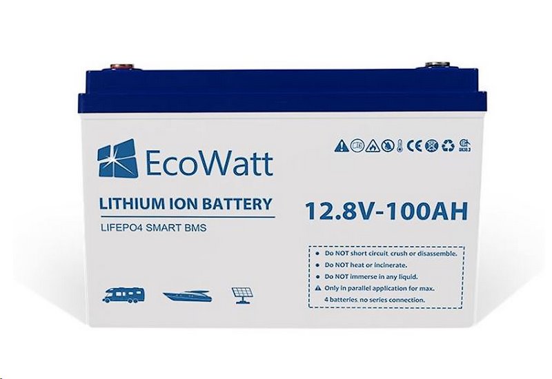 Baterie LiFePO4 12,8V 100Ah EcoWatt