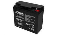 Baterie olověná  12V / 17Ah XTREME / Enerwell bezúdržbový akumulátor