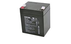 Baterie olověná  12V /  4Ah  VIPOW bezúdržbový akumulátor