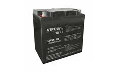 Baterie olověná  12V / 55Ah  VIPOW bezúdržbový akumulátor