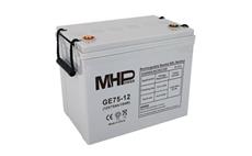 Baterie olověná  12V / 75 Ah  MHPower GE75-12 GEL