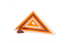 Bigjigs Baby Dřevěné skládací trojúhelníky 