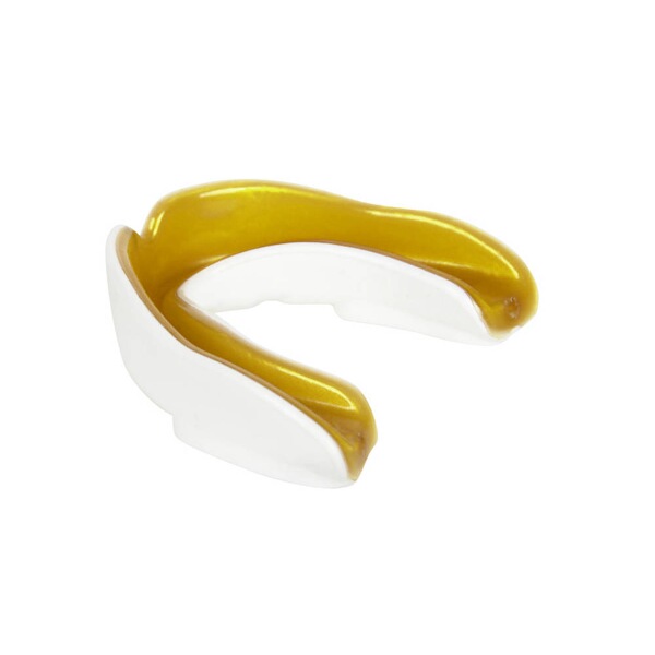 Chránič zubů DBX BUSHIDO ARM-100021 bílo-zlatý Chránič zubů DBX BUSHIDO ARM-100021 bílo-zlatý