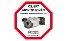 CP-PR-34 Samolepka "Objekt monitorován"