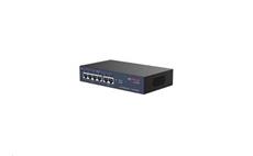 Čtyřportový 10/100 Mbps PoE switch s 2x 100 Mbps uplinkem, 4x port RJ45 PoE 802af/at, signalizace provozu pomocí LED diod, ochrana