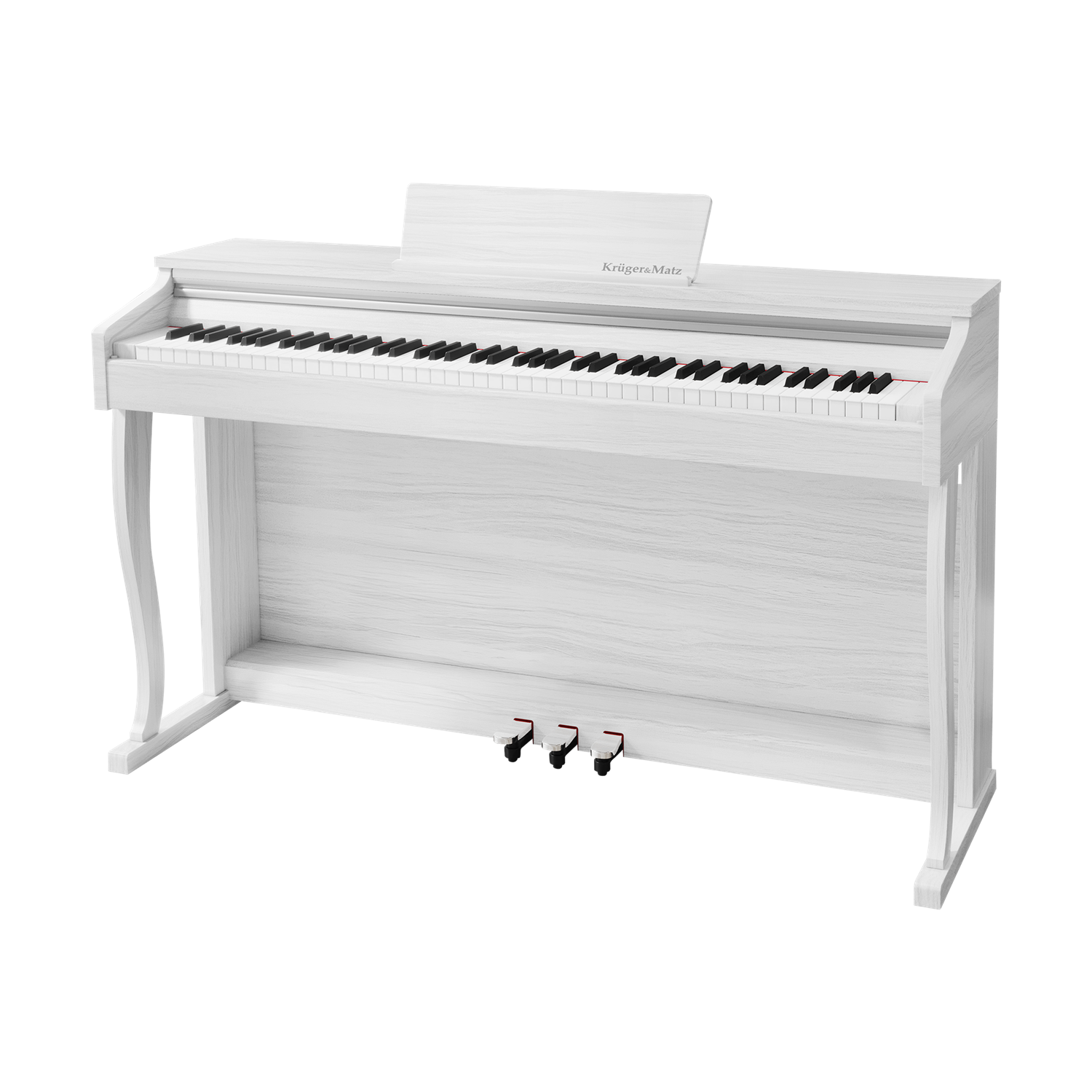 Digitální piano Kruger&Matz KMDP-155-WH se plným stojanem bílé Digitální piano Kruger&Matz KMDP-155-WH se plným stojanem bílé