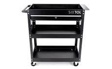 Dílenský vozík na nářadí MECHANIC TROLLEY ROGER DRAWER, 3 police + 1 šuplík SIXTOL