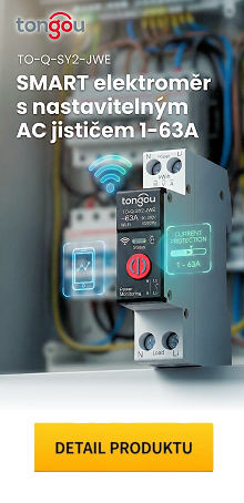 Tongou smart elektroměr s jističem