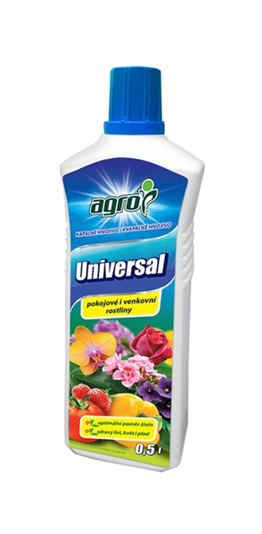 Hnojivo kapalné AGRO UNIVERSAL 0.5L Hnojivo kapalné AGRO UNIVERSAL 0.5L