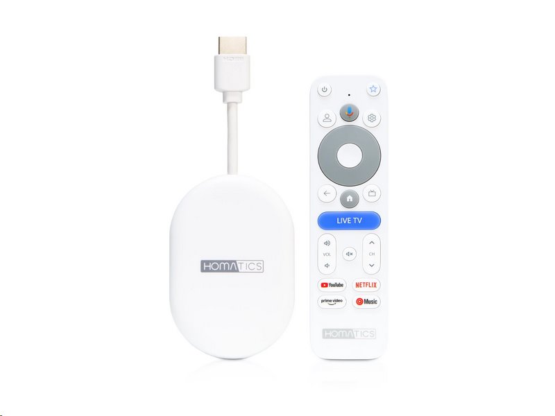 Homatics Dongle Lite 4K V2 Google TV - UHD multimediální přehrávač Homatics Dongle Lite 4K V2 Google TV - UHD multimediální přehrávač