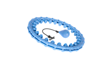 Hula hoop REBEL ACTIVE RBA-3066-BL se závažím a masážními výstupky