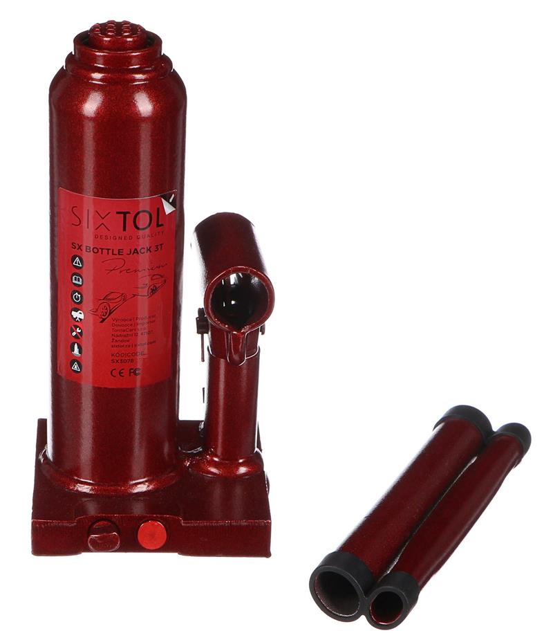 Hydraulický zvedák panenka SX BOTTLE JACK PREMIUM 3T SIXTOL Hydraulický zvedák panenka SX BOTTLE JACK PREMIUM 3T SIXTOL