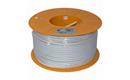 Kabel koaxiální Televes 413910 Cu / 100m / 6,9 mm / bílý / LSFH bezhalogenový / ClassA++