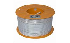 Kabel koaxiální Televes 413910 Cu / 100m / 6,9 mm / bílý / LSFH bezhalogenový / ClassA++