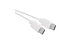 Kabel USB-C 2.0 / USB-C 2.0, EMOS SM7027W, 1 m, bílý 