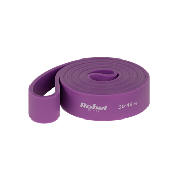 Latexová posilovací guma REBEL RBA-3000-4 Power Band PL-4 20-45 kg Fialová Latexová posilovací guma REBEL RBA-3000-4 Power Band PL-4 20-45 kg Fialová