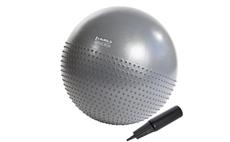 Masážní gymnastický míč HMS YB03N 65 cm šedý