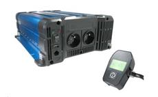 Měnič napětí Solarvertech FS4000 24V/230V 4000W + USB, dálkové ovládání, čistá sinusovka 