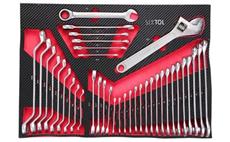 Modul s nářadím do dílenského vozíku MECHANIC TOOL TRAY 11, 39ks SIXTOL