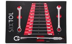 Modul s nářadím do dílenského vozíku MECHANIC TOOL TRAY 7, 14ks SIXTOL