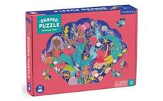 Mudpuppy Zátoka mořských víl - puzzle ve tvaru mušle 75 dílků Poškozený obal 