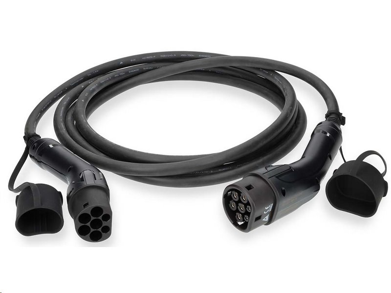 Nabíjecí kabel NEDIS EVCA22KWBK50 5m Type 2 / Type 2, 3x32A, 400V, 22kW Nabíjecí kabel NEDIS EVCA22KWBK50 5m Type 2 / Type 2, 3x32A, 400V, 22kW