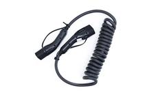 Nabíjecí kabel SECTRON 10m/5m spirálový Type 2 / Type 2, 3x32A, 400V, 22kW