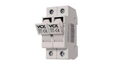 Pojistkový odpojovač VCX CFPV-32, 2P, 32A, 1kV, na DIN lištu