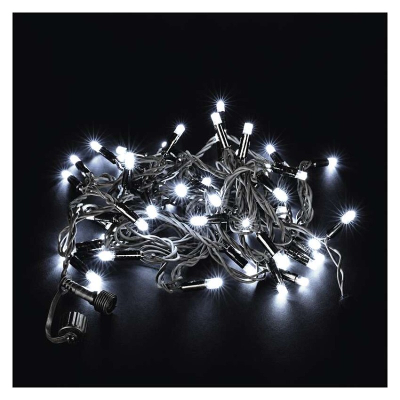 Premium LED spojovací řetěz černý, 5 m, venkovní i vnitřní, studená bílá Premium LED spojovací řetěz černý, 5 m, venkovní i vnitřní, studená bílá