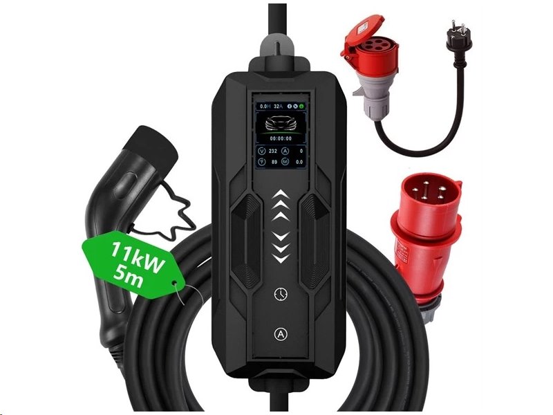 Přenosná nabíječka IMMAX EV/PHEV AC 5m /16A, 400V, CEE 5pin - Type 2, 11kW/ Přenosná nabíječka IMMAX EV/PHEV AC 5m /16A, 400V, CEE 5pin - Type 2, 11kW/