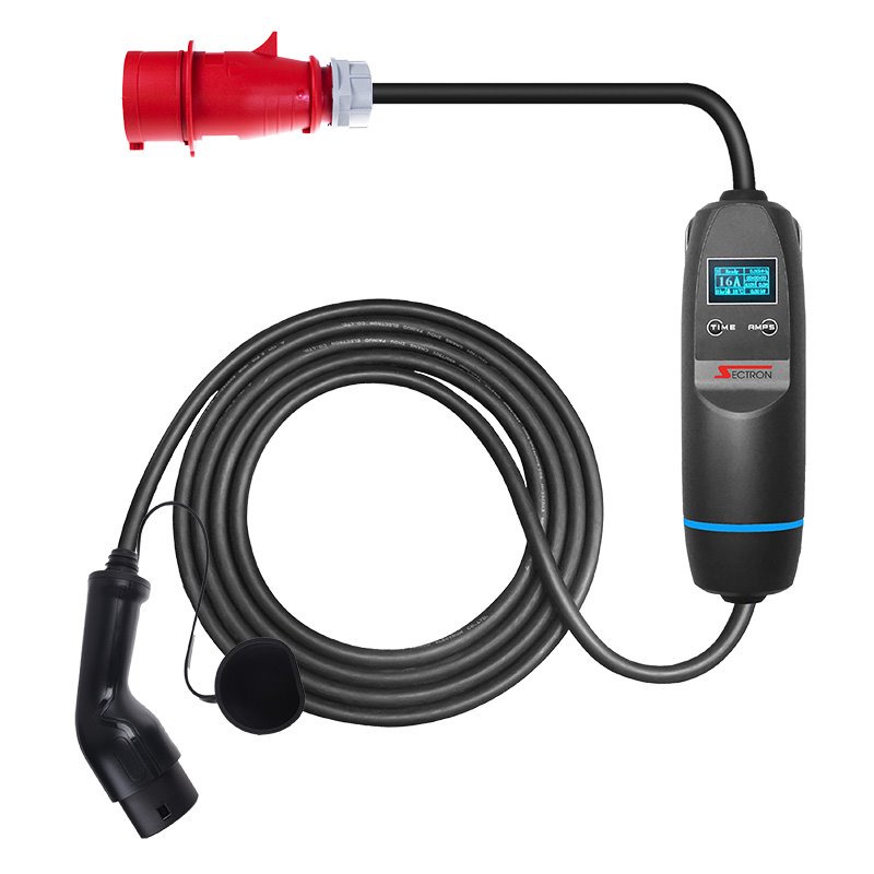 Přenosná nabíječka SECTRON 5m /16A, 400V, CEE 5pin - Type 2/ Přenosná nabíječka SECTRON 5m /16A, 400V, CEE 5pin - Type 2/
