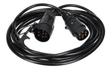 Prodlužovací 7pin kabel - závěsná zásuvka+zástrčka TRAILER CABLE 7, 12V, 5m SIXTOL