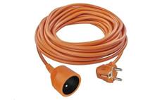 Prodlužovací kabel EMOS P01125 spojka 25m / 1 zásuvka / oranžový / PVC / 230 V / 1,5 mm2