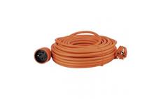Prodlužovací kabel EMOS P01125 spojka 25m, oranžový / 3x 1,5mm