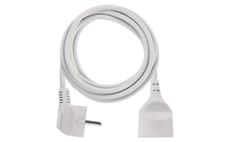 Prodlužovací kabel EMOS P0113R spojka 3m, bílý / PVC / 1,5 mm2