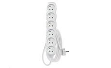 Prodlužovací kabel EMOS P0612 / 2 m / 6 zásuvek / bílý / PVC / 1 mm2