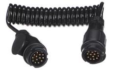 Propojovací spirálový kabel zástrčky tažného zařízení TRAILER CABLE 4, 13-13pin, 3m SIXTOL