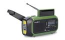 Rádio NEDIS RDDBCR2000GN nouzové DAB+/FM, ruční klika, solární panel