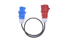 Redukce SECTRON CEE 5pin 32A - CEE 3pin 32A 230V 1m