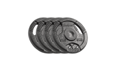 Sada litinových závaží 4x5kg, 51mm, REBEL ACTIVE RBA-2143-05