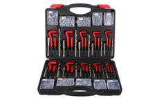Sada na opravu závitů MECHANIC THREAD SET 261, M5 - M12, 1/4UNC-1/2UNC, 261ks SIXTOL