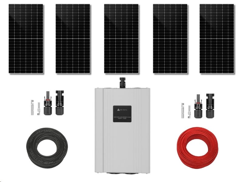 Sada pro solární ohřev vody ECO SOLAR BOOST EVO 2275Wp 5x PV TRINA Solar Sada pro solární ohřev vody ECO SOLAR BOOST EVO 2275Wp 5x PV TRINA Solar