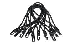 Sada upínacích gum s plastovým hákem CARGO CORD SET 2, 20cm, 10ks SIXTOL