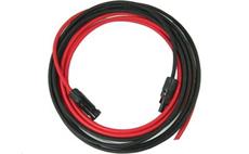 Solární kabel  H1Z2Z2-K, 4mm2, červený+černý s konektory MC-4, 2m