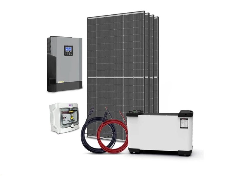 Solární sestava ostrovní TRINA 1820Wp, LiFePO4 Solarfam 51,2V 142Ah 7,2KWh, měnič 48V/230VAC 5500W Solární sestava ostrovní TRINA 1820Wp, LiFePO4 Solarfam 51,2V 142Ah 7,2KWh, měnič 48V/230VAC 5500W