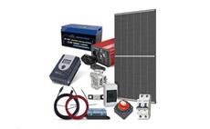 Solární sestava ostrovní TRINA 455Wp, baterie LiFePO4 12V 100Ah, měnič 230VAC 1000W