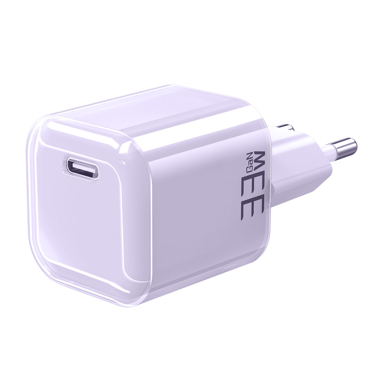 Solight DC74V 33W GaN fast charge USB-C fialový Solight DC74V 33W GaN fast charge USB-C fialový