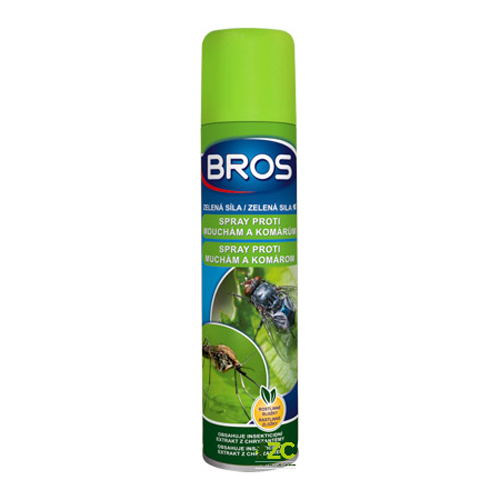 Sprej proti mouchám a komárům BROS Zelená Síla 300ml Sprej proti mouchám a komárům BROS Zelená Síla 300ml