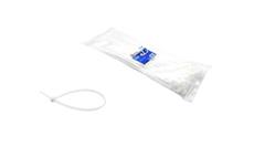 Stahovací pásky bílé s UV filtrem, 300 x 4.8mm, 100ks GEKO